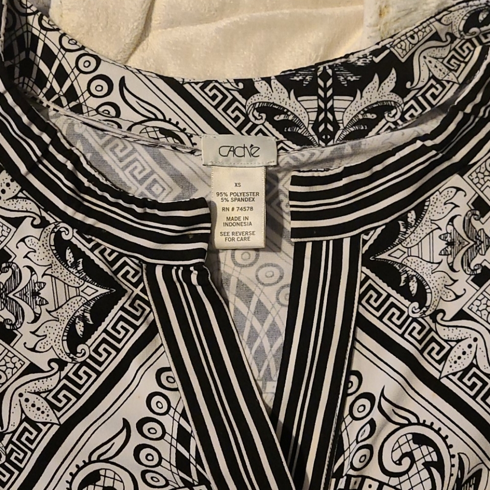 Black & white dress